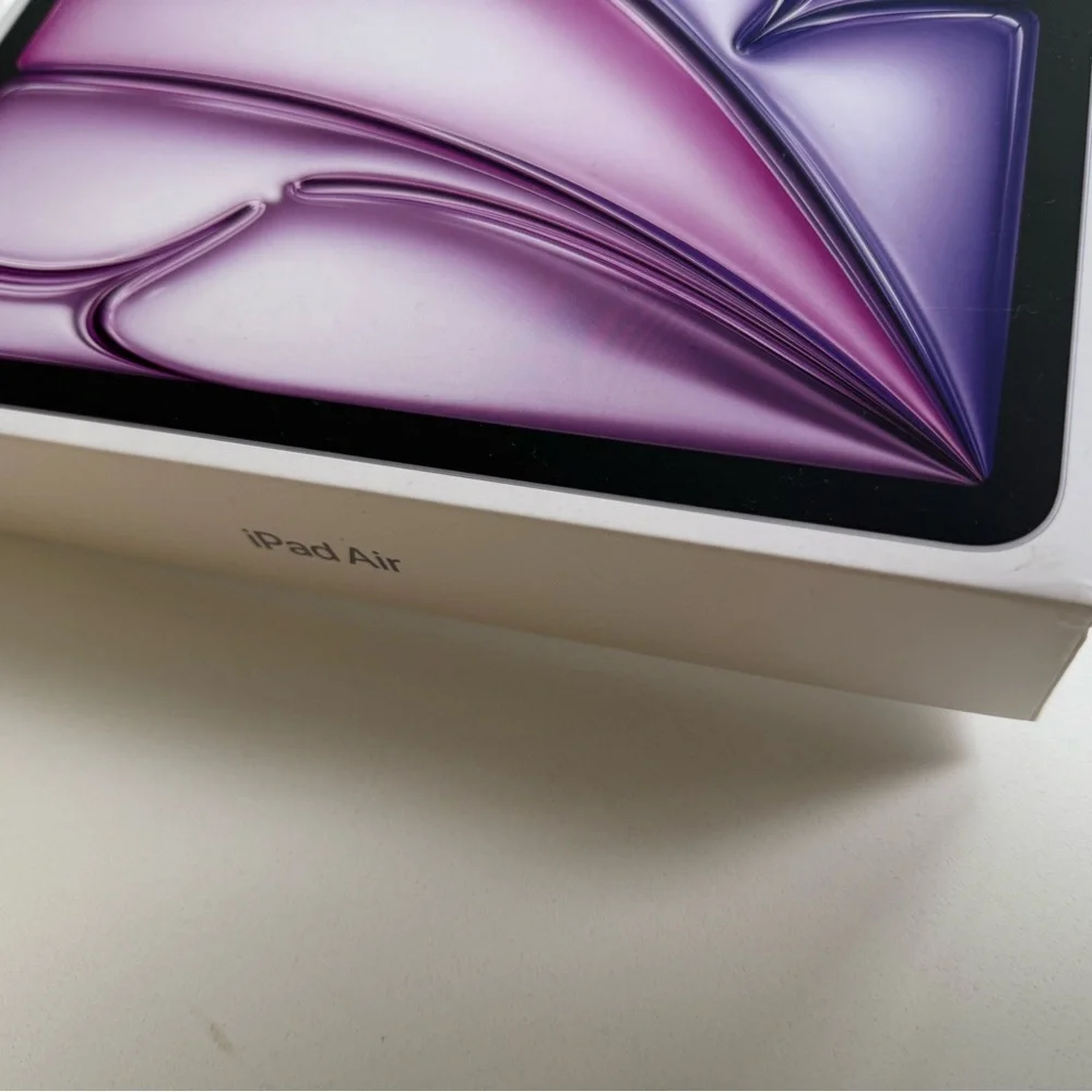 Empty Apple iPad Air Purple Tablet Box 2025